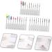 minkissy 3 Sets Nail Polisher Nail Drills for Acrylic Nails Professional Manicure Nail Drill Bits Power Tools Manicure Trimming Polishing Heads Efficient Alloy Tungsten Steel Tapa - Buy Online on SooperMarket.com