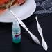 Alloy Steel Pliers Multi-Purpose Stainless Crab Eating Fork Tool Kitchen Dining & Bar Fingernail Scrub Brush Hard Bristles (Silver One Size) Silver One Size - Buy Online on SooperMarket.com