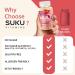 Suku Vitamins - The Complete Women's Multivitamins Enriched with Vitamin K2 Vitamin A and More Easy to Chew Sugar-and-Gluten-Free Gummy Vitamins Non-GMO 60 Counts - Buy Online on SooperMarket.com