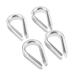 4Pcs 1/2" Wire Rope Chain Thimble for Boat Rigging Anchor Boat Terminating Splicing 316 stainless