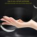 Satin Silk Sleeping Eye Mask with Double-Layer Filling and Elastic Strap - Black - Buy Online on SooperMarket.com