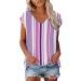 Short Sleeve T Shirts Clothing Woman T-Shirt Casual Black Clothing Top Women's Floral Pattern for Women Crop Tops Shirt Shirts Top Women's Summer Tank Top 2-purple XL - Buy Online on SooperMarket.com