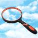 10x Magnifying Glass with Non-Slip Rubber Handle - Ideal for Seniors & Kids Perfect for Reading Books Maps Coins & Hobbies - 75mm Yellow - Buy Online on SooperMarket.com