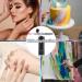 Kuuddker Airbrush Kit 30PSI Cordless Rechargeable High-Pressure Non-Clogging Air BrushGun for Nail Art Painting Black - Buy Online on SooperMarket.com