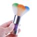 2Pcs Colorful Nail Art Dust Brush Remover for Acrylic & UV Gel Nails with Rhinestone Handle - Buy Online on SooperMarket.com