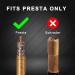 Brass Presta Valve Adapter (5 Pack) - Convert to Schrader, Inflate with Bike Pump/Air Compressor - Buy Online on SooperMarket.com