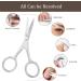 URAQT Nail Scissors Professional Stainless Steel Cuticle Scissors with Leather Pouch Sharp Manicure Scissors Pointed Beauty Scissors for Trimming Eyebrows Nose Hair Beard Finger & Toe Nail Care With Leather Case - Buy Online on SooperMarket.com