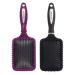 Revlon Straight & Smooth Soft Touch Paddle Hair Brush Set - Black & Berry - Buy Online on SooperMarket.com