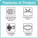 KF94 Face Mask for Adults - H.A.C PLUS Protective Mask (10 Pack) - Best Safety & Comfort - Buy Online on SooperMarket.com
