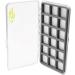 SF Slim Fly Box for Fly Fishing - Super Thin Clear Box with 18 Compartments - Buy Online on SooperMarket.com