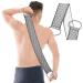 Joeji's Kitchen Back Scrubber for Shower - Eco-Friendly Natural Plant Fibre Vegan Exfoliating Cleansing Loofah Strap - Double Side Bath Scrub Accessory with Handle