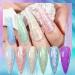 MIZHSE Glitter Gel Nail Polish Kit - 6 Shimmering Colors with Nail Pen - 7ml*6 - Soak Off UV LED Lamp Included - Buy Online on SooperMarket.com