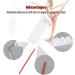 Grevosea 4pcs Gymnastics Dance Ribbons with 30cm Wand - White Rhythmic Gymnastics Equipment for Kids Talent Shows - 78.74inch Streamers - Buy Online on SooperMarket.com