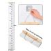 Smlper Kids Height Chart Wall Hanging Ruler Canvas Growth Baby Nursery Decor 79x7.9 (Sun) White - Buy Online on SooperMarket.com