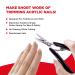 SEKI EDGE SS-201 Acrylic Nail Scissors - Precision Stainless Steel Cuticle Trimmers for Professional Nail Care - Buy Online on SooperMarket.com