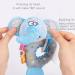 Baby Rattles and Teething Toys for Newborns - Elephant Baby Rattle with Teether (4PCS) - Buy Online on SooperMarket.com