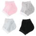 4 pairs of heel moisture socks gel-socks socks for the treatment of cracked heel foot care gel socks open toe socks for dry cracked heels