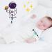 SILICONE BABY PACIFIER CLIP SET | Teething Toy with Star Pattern | 2 Pack | Universal Fit for Boys and Girls - Buy Online on SooperMarket.com
