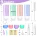 JBYAMUS 16 Pcs Silicone Travel Bottles Set - TSA Approved, Leak-Proof Toiletries Containers for Women, Portable & BPA Free - Pink - Buy Online on SooperMarket.com