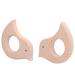 Beech Wooden Bird Teething Toys Set for Natural Pain Relief - 5 Pcs DIY Baby Teether Handiwork Accessory - Buy Online on SooperMarket.com