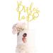 Arthsdite Bride to Be Cake Topper with Ring Bridal Shower Cake Pick Decorations for Wedding Engagement Theme Bachelorette Party Supplies - Gold Glitter