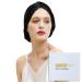 Zimasilk 22 Momme sleeping hood made of 100% mulberry bead for women hair care natural silk for sleeping silk hood with an elastic stay on the head classic pleated blind 1 piece of unit size black