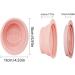 Teksome Makeup Brush Cleaner Mat - Silicone Foldable Brushes Scrubber Bowl Compact Washing Supplies For Cleansing Makeup Sponges Brushes & Applicators Pink - Buy Online on SooperMarket.com