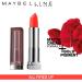 Maybelline Color Sensational Creamy Matte Lipstick - All Fired Up 0.15 oz - Buy Online on SooperMarket.com