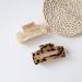 3 French Design Tortoise Shell Hair Claw Clips (2 Pack) - Stylish Rectangle Hair Clamp for Women & Girls - Buy Online on SooperMarket.com