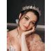 SWEETV Rhinestone Bridal Headband - Gold Wedding Tiara for Bride | Hair Accessories for Women - Buy Online on SooperMarket.com