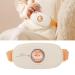 Heated Uterus Belt for Menstruation | 4-Level High Frequency Vibration Waist Belt for Women - Comfort & Relief (White) - Buy Online on SooperMarket.com