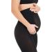 Herzmutter Maternity Tights 80DEN - Opaque Matt Black - Comfortable & Stylish Maternity Leggings - Buy Single or Set of 2 - Buy Online on SooperMarket.com