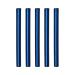 Belovyaler 5 pieces of seal Waxhums for wedding invitations Entry Encounters Cards Crafting Work Wachfeiche Studies glue pistols Siegelack glittering seals glazed blazed blue