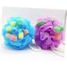 NOLITOY Colorful Bath Balls 4pcs - Super Soft Shower Sponge for Adults & Kids | Bath Flower Shower Wipe - Buy Online on SooperMarket.com
