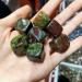 Natural Crystals and Stones 4pcs Natural Dragon Blood Stone Cube Quartz Polished Stone Crystal Gemstone Crystal Gravel Natural Quartz Crystals for Decoration kaixun - Buy Online on SooperMarket.com