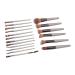 Premium 18-Piece Makeup Brush Set - Soft Powder Cosmetic Applicators for Eyeshadow Blush & Eyelashes | International Shipping Available - Buy Online on SooperMarket.com