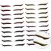 Mikinona Double Sided Eyelid 60 pairs Personalized Eyelid Reusable Charming Eyeliner Double Stickers Tapes Strips 14X10X0.5cmx3pcs Assorted Colorx3pcs - Buy Online on SooperMarket.com