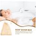 Baluue 6pcs Soap Bag Toilet Soap Pouch Exfoliating Soap Pocket Bar Soap Pouch Soap Storage Bag Beige Sisal - Buy Online on SooperMarket.com