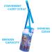 Disney Frozen Deluxe Carrying Strap One Touch Water Bottles with Reusable Built in Straw (Snow Canteen 16.9oz) - Buy Online on SooperMarket.com