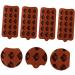 MAGICLULU 4pcs Chocolate Mold Silicone Molds Chocolates Baking Mold Silicone Cookie Molds Baking Cake Molds Chocolate DIY Molds Silicone Cake Molds DIY Cake Molds Biscuit Dessert Silica Gel - Buy Online on SooperMarket.com