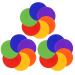 SIFENYU Spot Markers 10 Inch 18pcs Rubber Agility Dots Flat Cones Non Slip Sports Dots Floor Spots Agility Markers for Kids Soccer Football Basketball Speed Agility Training, Classroom Activities
