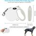 Buy Philorn 5m Reflective Retractable Dog Leash - Flexible Non-Slip Handle One-Button Lock for Medium to Large Dogs up to 50kg - International Shipping Available - Buy Online on SooperMarket.com