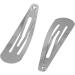 100-Pack Silver Snap Clips for Hair Styling - No Slip Metal Barrettes for Women, Girls, Toddlers - Salon Quality Hair Pins for Art, Crafts, DIY Projects - 1.9 x 0.5 Inches - Buy Online on SooperMarket.com