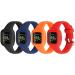 Vanet 4 Pack Compatible with Garmin Vivofit Jr 3 Bands for Kids Soft Silicone Sport Breathable Bands Adjustable Replacement for Girls Boys Black/Navy/Red/Orange