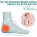 Comfortable Orthopedic Insoles for Pain Reduction | U-Shaped Heel Cushion Inserts for Women & Men | Heel Spur Support | Professional Shoe Inserts in Blue - Buy Online on SooperMarket.com