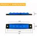 10Pcs Blue LED Boat Interior Lights | Marine Courtesy Lighting for Fishing Pontoon Kayak Yacht Sailboat | Waterproof Deck Transom Cockpit Navigation Strip - Buy Online on SooperMarket.com