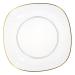 Anneome Kitchen Dried Serving Bowl Dessert Plastic Container Candy Fruit Household Food Storage Reusable 23.5X23.5X6CM White