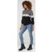 HAPPY MAMA Women's Nursing Hoodie Breastfeeding Maternity 503p 8 Graphite/Light Grey/Black - Buy Online on SooperMarket.com