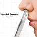 2Pcs Stainless Steel Nose Hair Tweezers - Precision Hair Removal for Men & Women - Buy Online on SooperMarket.com