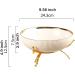 Kitchen Countertop Fruit Rack Fruit Basket Ceramic Fruit Bowl Modern Fruit Basket for Fruit Vegetables Breads Snacks Practical Fruit Holder Storage for Kitchen Counter Fruit Trays for Party (Color - Buy Online on SooperMarket.com